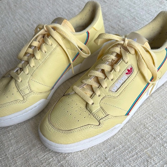 Adidas Men's 2018 Continental 80‎ 'Mist Sun' Sneakers - Picture 1 of 7